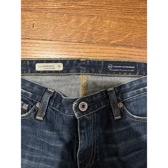 Adriano Goldschmied Jeans Blue Women’s 28R The Premiere Skinny Straight - Picture 5 of 15